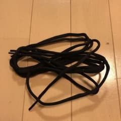 ヨネックステニス用靴紐黒のサムネイル