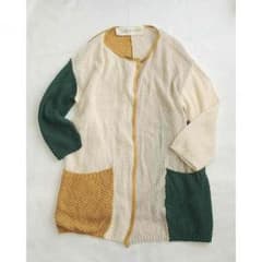 値下げ／アトリエドゥサボン ロングカーディガンのサムネイル