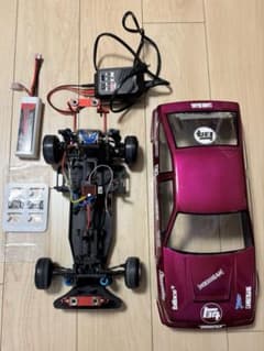 ヨコモ　RD2.0 AE86ボディー　モーター　アンプ　タミヤ　ショックセットのサムネイル