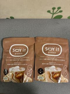 SOY it protein カフェラテ味 2袋セット - メルカリ