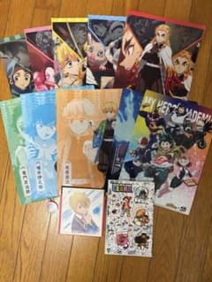 鬼滅の刃 僕のヒーローアカデミア クリアファイル まとめ売り　13点セット