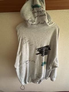 JEANASS グレー オーバーサイズ パーカーのサムネイル
