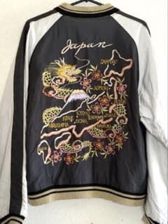 スカジャン 東洋エンター 50s 龍 鷹 状態良Lのサムネイル