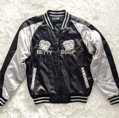 ベティブープ Betty Boop スカジャン 刺繍入り フリーサイズ - メルカリ