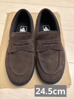 VANS ローファー ブラウン スエード V196CF CN 24.5 箱なし - メルカリ
