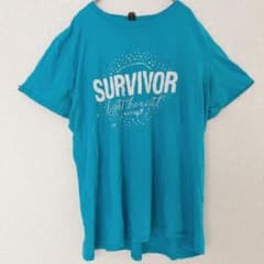 Thumbnail of 希少 非売品 2018 サバイバー Tシャツ 【L】ターコイズブルー ANVIL