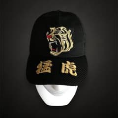 刺繍 阪神タイガース メッシュキャップ 帽子 応援ユニホーム cap 虎 金