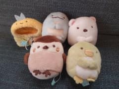 値下げ!!!すみっコぐらし てのりぬいぐるみ 5点セットのサムネイル