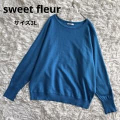 SweetFleur ニット　セーター　ドルマンスリーブ長袖　プルオーバー　3L