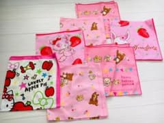女の子 給食☆☆そらはな様専用☆ナフキン7枚セット☆おまけ付き☆のサムネイル