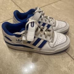 adidas ホワイト ブルー スニーカーのサムネイル
