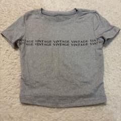 Dazy VINTAGEロゴ 半袖Tシャツ グレー サイズSのサムネイル