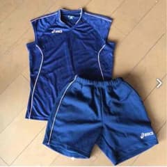 えりんぎ様専用☆asics☆バレーボール 練習着 ユニフォーム 上下 Lのサムネイル