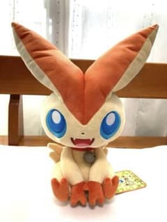 ポケモンセンタートウホク限定 等身大ビクティニ ぬいぐるみ やすらぎ