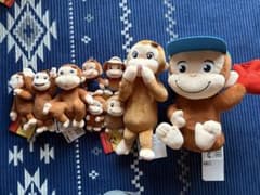 おさるのジョージ　ぬいぐるみセットのサムネイル