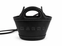 最終値下げ！MARNI ブラックレザー ショルダーバッグのサムネイル