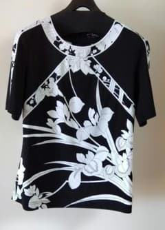 LEONARD FASHION モノトーン 花柄 半袖 カットソー - メルカリ