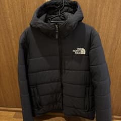 THE NORTH FACE フード付きダウンジャケット Lサイズ ブラックのサムネイル