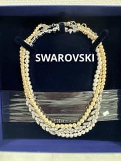 SWAROVSKI x ben-amun パールスワロフスキー3連ネックレス SWAROVSKI x ben-amun パールスワロフスキー3連ネックレス - メルカリ