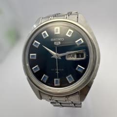 S32 SEIKO セイコー ファイブ ブルー文字盤 自動巻き 1968年製 - メルカリ