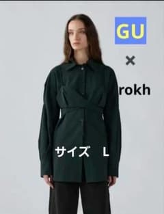 【新品】GU ビスチェコンビネーションシャツ by rokh　L