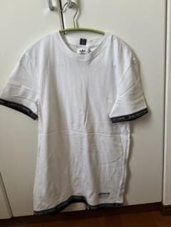 adidas 半袖Tシャツ ホワイト ロゴテープのサムネイル