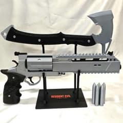 【バイオハザード風】マグナム リボルバー コスプレ 小道具 ダミーカート付 バイオハザード マグナム リボルバー コスプレ レクイエム トマホーク