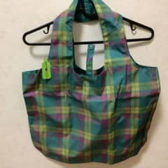 伊勢丹　チェック柄エコバッグ REPREVE製のサムネイル