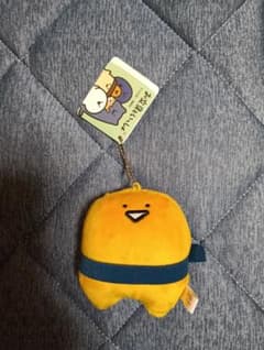문구와 함께 봉제인형 키 체인 태그 첨부 신품
