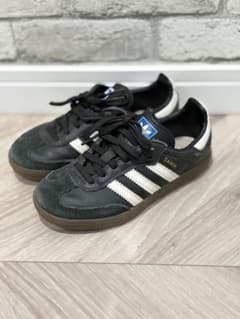 adidas SAMBA キッズスニーカー ブラックのサムネイル