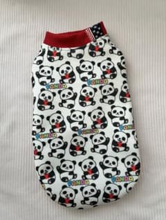 犬服パンダPANDA Sサイズタンクトップオーダー可能