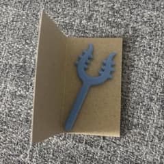 キャラパキチョコレート　さすまた　ブルー　ハチワレのサムネイル