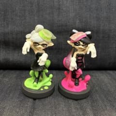 스플라툰 amiibo 시오카라즈 2체 세트 아오리 반딧불 아미보