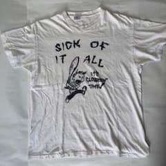 90's USA製 SICK OF IT ALL Tシャツ 表記(L)のサムネイル