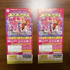 【ゆー様専用】木下大サーカス 御招待券 2枚のサムネイル