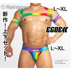 EGDE【L～XL！上下セット！】RAINBOW HARNESS & JOCK - メルカリ
