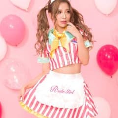 ウェイトレス コスプレ ピンクLサイズのサムネイル