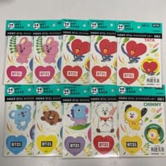 BTS爽健美茶ステッカー　10枚セットのサムネイル