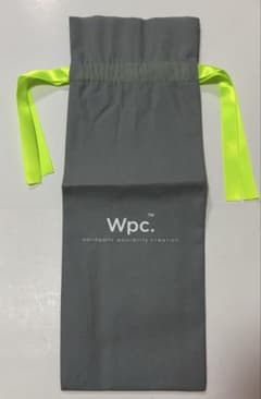 Wpc. ラッピングバッグ グレー×ネオンイエローのサムネイル
