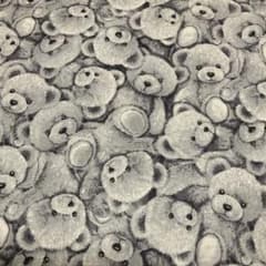くま柄キャンバス生地のサムネイル