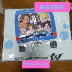 バック・カー・プリント・オモテ・ニ・ドンッ！ Tシャツ　　WEST. 唯一無二 WEST. 唯一無二 バック・カー・プリント・オモテ・ニ・ドンッ！Tシャツ