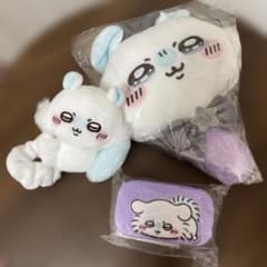 Chiikawa Mirror Scrunchie Jewelry Case　Momonga　3-piece set