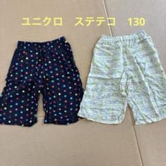 ユニクロ　ステテコ　リラコ　すみっこ　マーブル　2枚組★のサムネイル