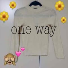 半額！one way 薄手ニットのサムネイル