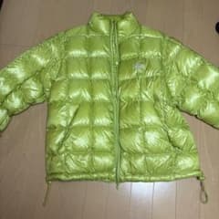 と*ー様 Stussy ダウンジャケット ライムグリーン Sのサムネイル