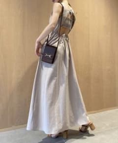 snidel バックオープン ノースリーブ ロングワンピースのサムネイル