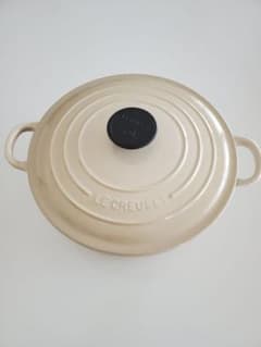 ルクルーゼ　ココット　24cm　ベージュのサムネイル