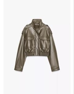 ZARA フェイクレザージャケットのサムネイル