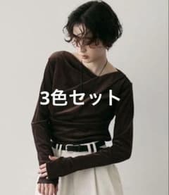 Hananoa様専用☆シアーフロッキードレープロンT 3色セットのサムネイル