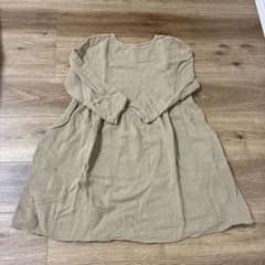 pairmanon 長袖ワンピース ベージュ 140cmのサムネイル
